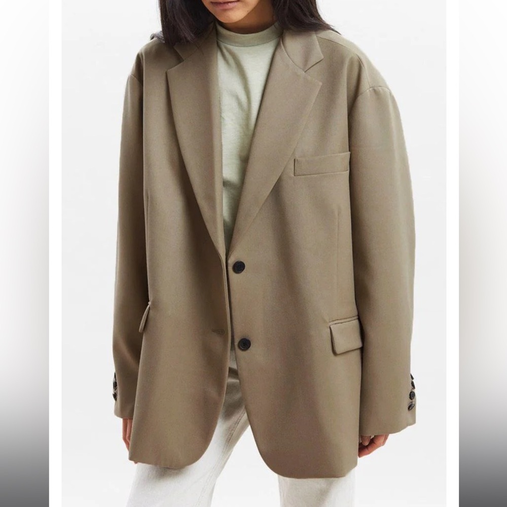 Frankie Oversized Boyfriend Blazer - Desert Taupe